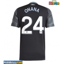 Aston Villa Amadou Onana #24 Auswärtstrikot 2025-26 Kurzarm